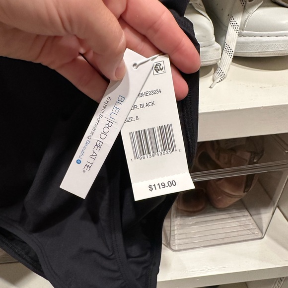 Bleu Rod Beattie Lattice Cap Sleeve Swimsuit - Picture 3 of 4